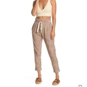 Free People Caraway Light at Sunrise pants, striped, size 2